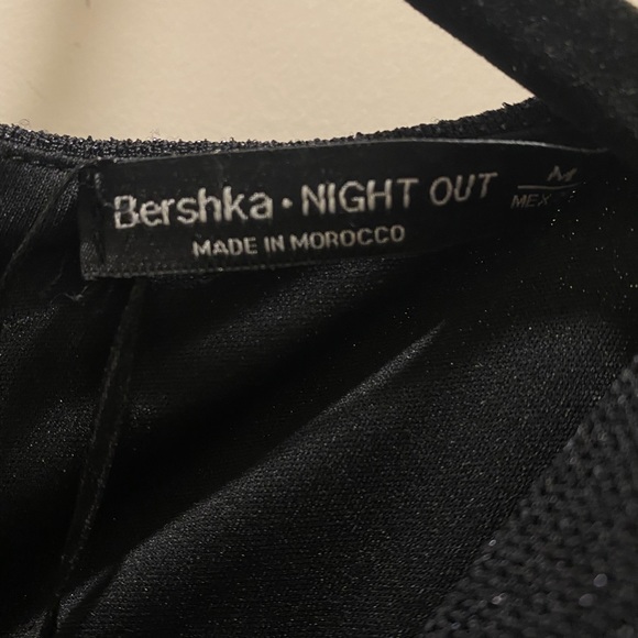 Bershka Night Out Low Cut sparkle romper playsuit - Picture 3 of 10